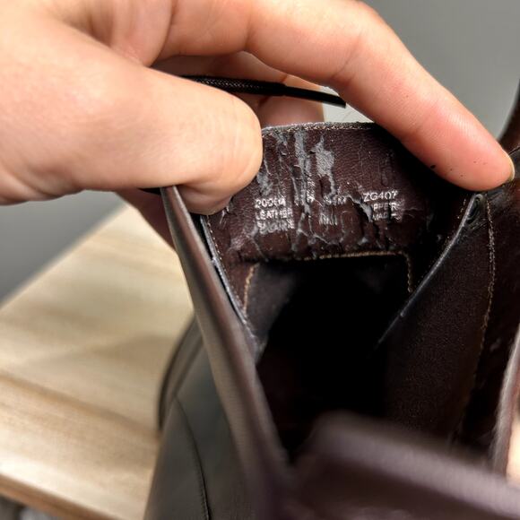 Apostrophe Tootsie Heeled Ankle Booties Brown Leather Victorian Style Shoes 8.5 - Picture 3 of 12